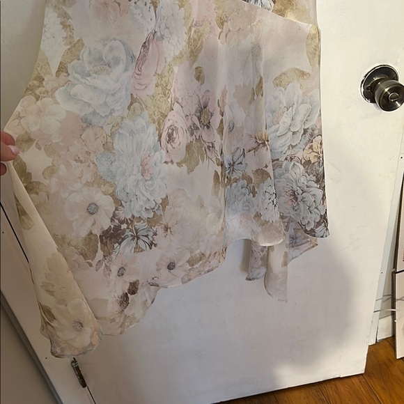 Wayf Cream Asymmetrical Spaghetti Strap Sundress - Picture 2 of 7